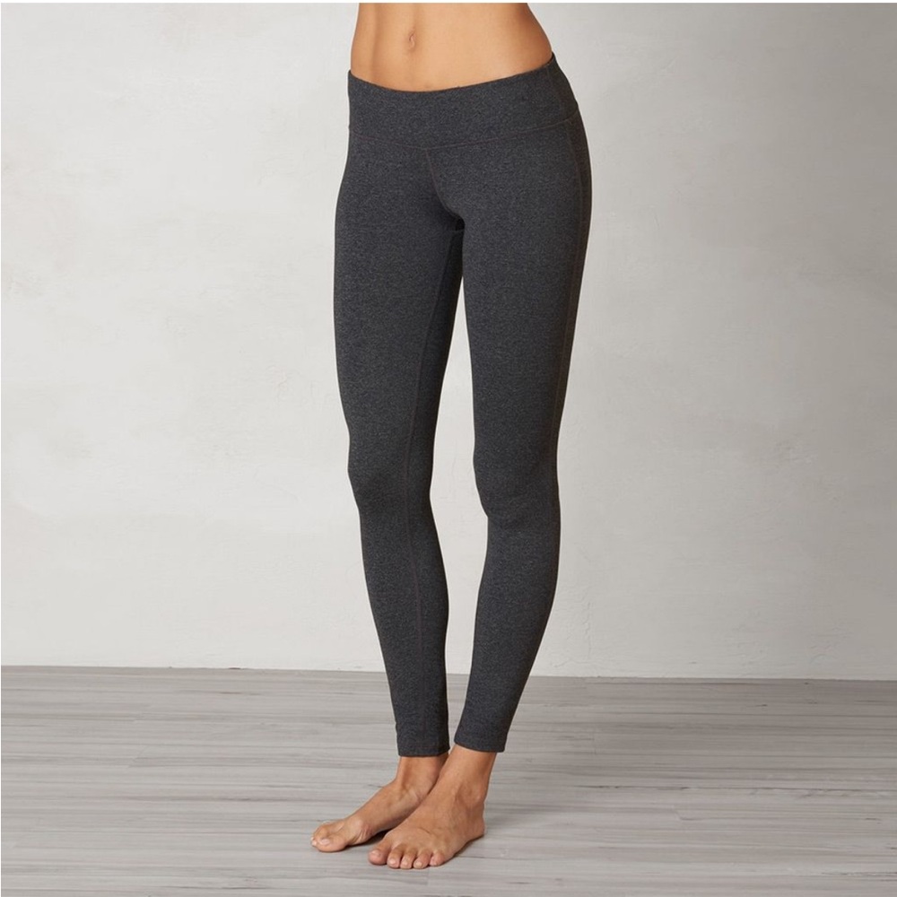 Prana Ashley Legging in Charcoal Low Rise Slimming‎
